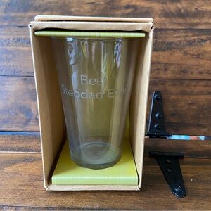 Hallmark Best Step Dad Ever Pint Glass‎